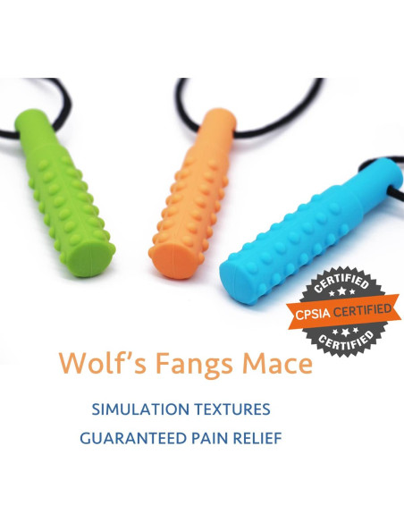 Collar Masticable Sensorial QULEAP Spider - Paquete de 3