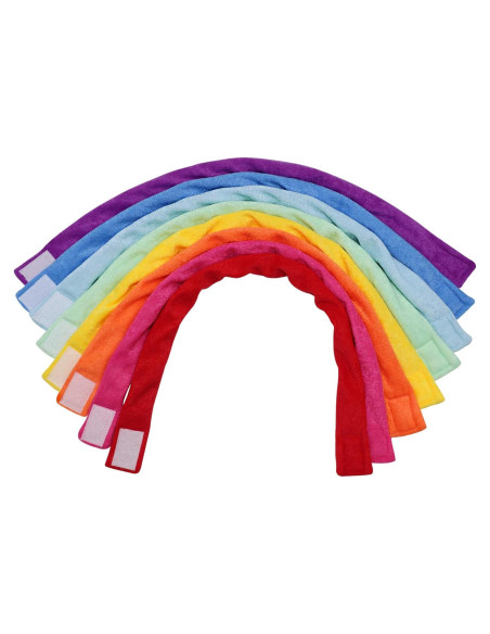 Collares Masticables Sensoriales de Tela de Toalla - 8 Piezas