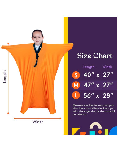 Saco Sensorial de Cuerpo Completo Suministros Especiales Grande