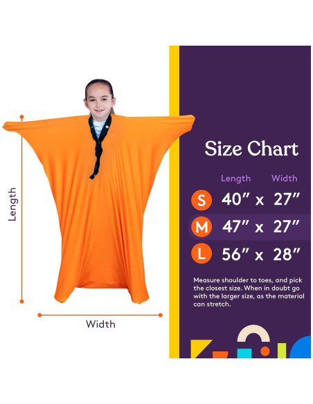 Saco Sensorial de Cuerpo Completo Suministros Especiales Grande