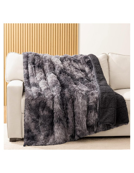 Manta con Peso HBlife Sherpa 127x152cm 4.5kg Niños Gris