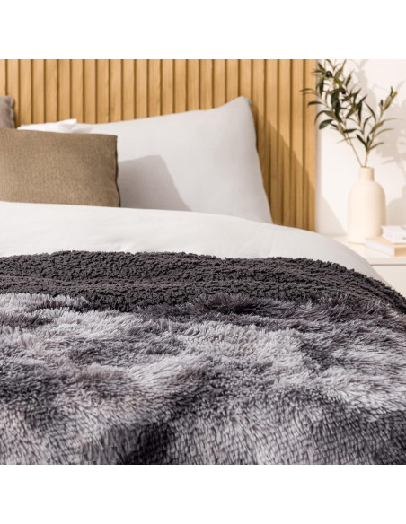 Manta con Peso HBlife Sherpa 127x152cm 4.5kg Niños Gris