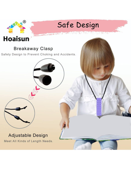 Collares Masticables Sensoriales de Silicona - 5 Piezas