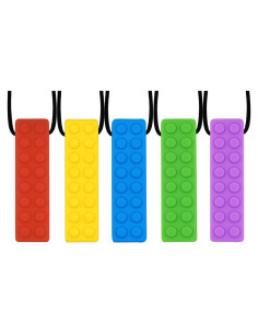Collares Masticables Sensory Choneer 5PCS Silicona BPA Free