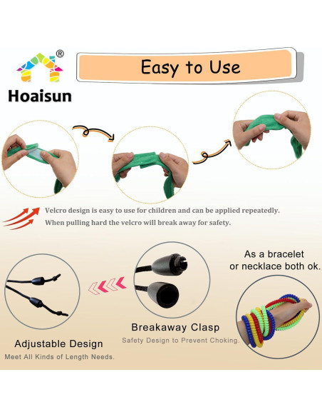 Collares Masticables Sensoriales 12 Piezas Hoaisun - Antiestrés