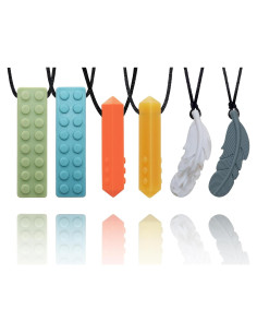 Collar Masticable Sensorial Atsky para Niños y Adultos 100% Silicona