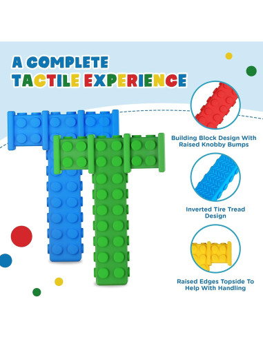 Juguetes Masticables Sensibles Lull Kids - 2 Paquete