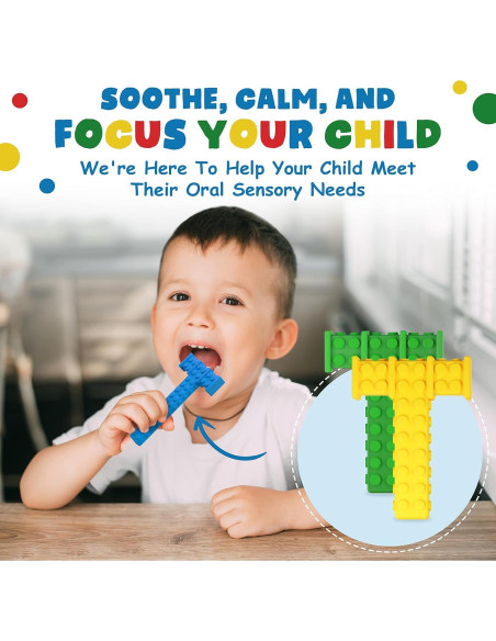 Juguetes Masticables Sensibles Lull Kids - 2 Paquete