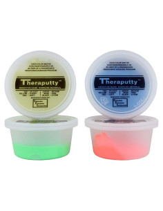 Masilla de Ejercicio CanDo TheraPutty Set 4 Piezas 56.7g