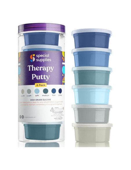 Pasta Terapéutica Suministros Especiales 6 Colores 3 oz