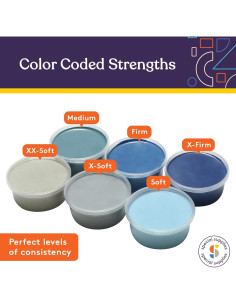 Pasta Terapéutica Suministros Especiales 6 Colores 3 oz 2