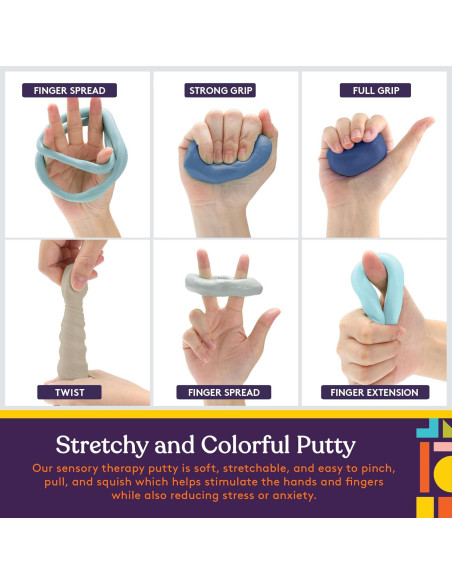 Pasta Terapéutica Suministros Especiales 6 Colores 3 oz