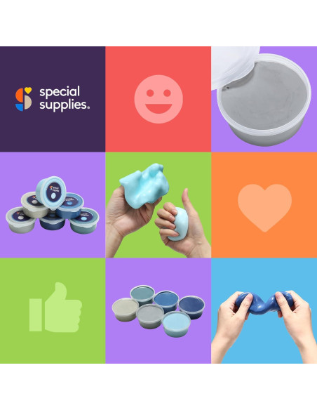 Pasta Terapéutica Suministros Especiales 6 Colores 3 oz