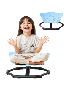 Silla Giratoria Sensorial CMCOTNG para Niños Azul 360