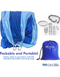 Hamaca Sensorial Skil-Care Azul 203x160 cm para Niños 2