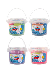 Arena Sensorial Multicolor Kriah Solutions 4 kg con Moldes de Mar 2