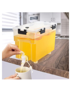 Dispensador de Bebidas COHOMA 5.68L Negro con Grifo