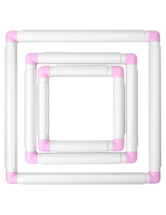 Aros de Bordado Cuadrados Pllieay - 3 Tamaños 15.2/20.3/27.9 cm