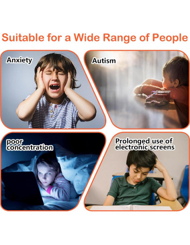 Silla Giratoria Sensorial Domaxarts Azul para Niños 3+