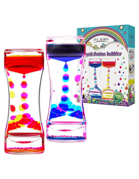 Temporizador Líquido YUE MOTION - Paquete de 2 Juguetes Sensoriales