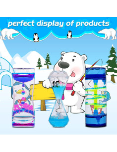 Temporizador de Burbujas Líquidas XINBAOHONG - Paquete de 3 2