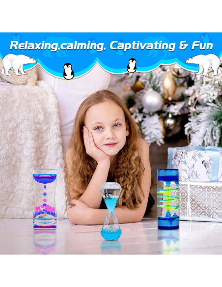 Temporizador de Burbujas Líquidas XINBAOHONG - Paquete de 3