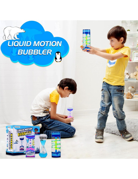 Temporizador de Burbujas Líquidas XINBAOHONG - Paquete de 3