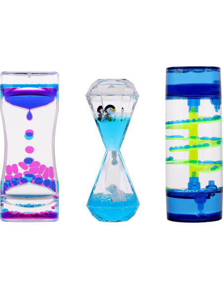 Temporizador de Burbujas Líquidas XINBAOHONG - Paquete de 3