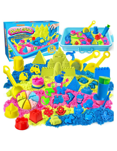 Caja Sensorial ESSENSON - Kit de Arena 52 PZS con 1.36kg