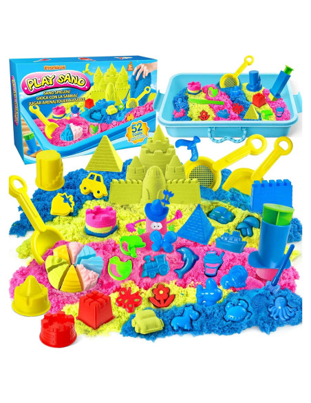 Caja Sensorial ESSENSON - Kit de Arena 52 PZS con 1.36kg