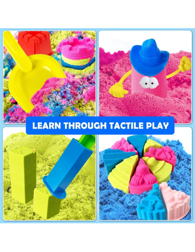 Caja Sensorial ESSENSON - Kit de Arena 52 PZS con 1.36kg