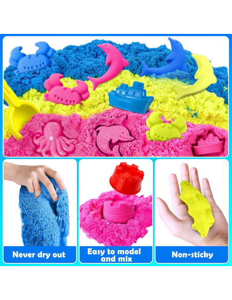 Caja Sensorial ESSENSON - Kit de Arena 52 PZS con 1.36kg