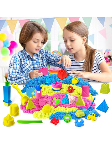 Caja Sensorial ESSENSON - Kit de Arena 52 PZS con 1.36kg