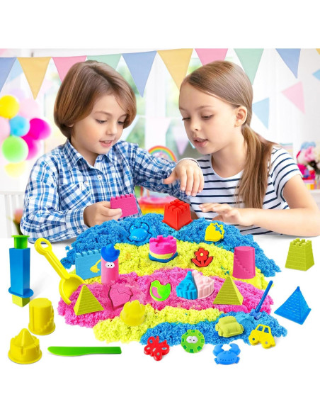 Caja Sensorial ESSENSON - Kit de Arena 52 PZS con 1.36kg