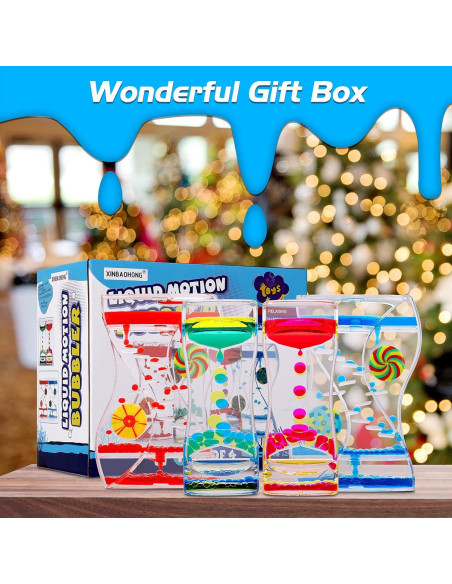 Temporizador Líquido Antiestrés XINBAOHONG 4-Pack 12.91cm