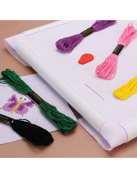 Aros de Bordado Cuadrados Pllieay - 3 Tamaños 15.2/20.3/27.9 cm