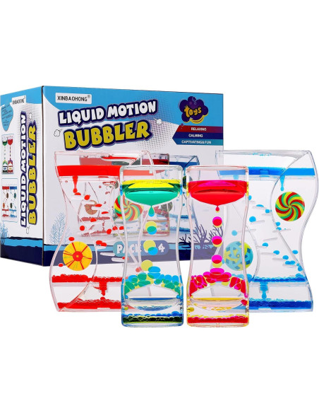 Temporizador Líquido Antiestrés XINBAOHONG 4-Pack 12.91cm