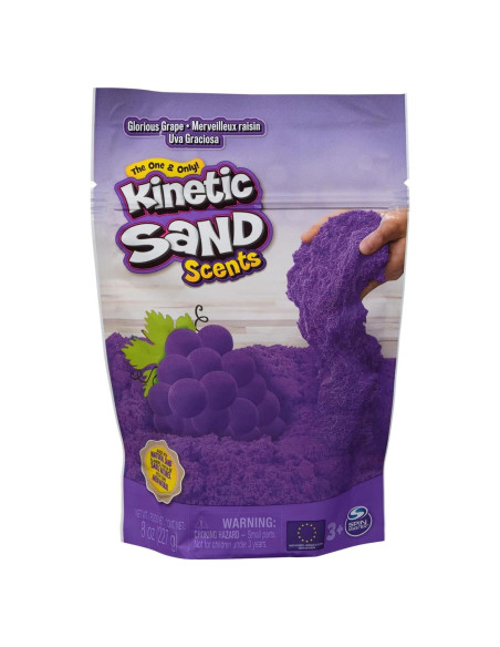 Arena Cinética Aroma Uva Gloriosa 235g - Juguete Sensorial