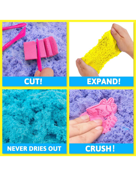 Kit de Arena Sensorial Colorida y Elástica Carolart - 5 Colores