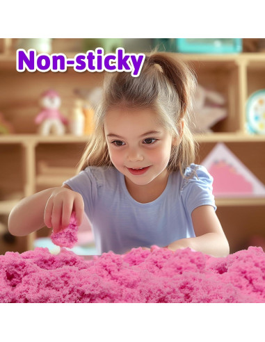 Kit de Arena Sensorial Colorida y Elástica Carolart - 5 Colores