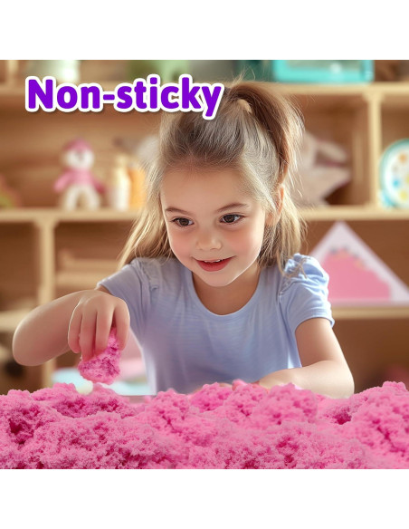 Kit de Arena Sensorial Colorida y Elástica Carolart - 5 Colores