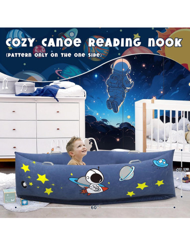 Silla Peapod Sensorial MOOZHEALTH Azul Espacial 152 cm