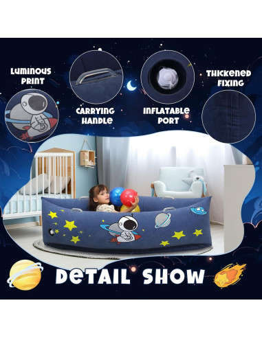 Silla Peapod Sensorial MOOZHEALTH Azul Espacial 152 cm