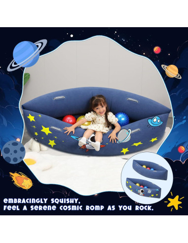 Silla Peapod Sensorial MOOZHEALTH Azul Espacial 152 cm