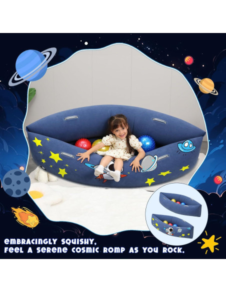 Silla Peapod Sensorial MOOZHEALTH Azul Espacial 152 cm