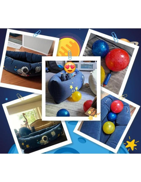Silla Peapod Sensorial MOOZHEALTH Azul Espacial 152 cm