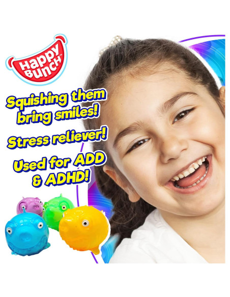 JA-RU Juguetes Squishy Tiburón Mini - Paquete de 24 Unidades