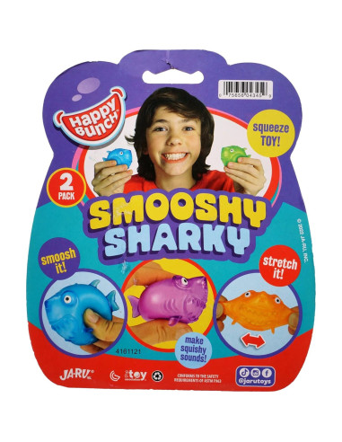 JA-RU Juguetes Squishy Tiburón Mini - Paquete de 24 Unidades