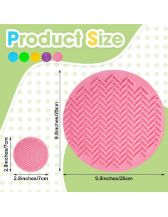 Lenwen 10 Discos Sensoriales Coloridos 25x25 cm para Niños 2