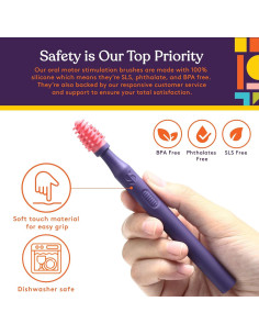 Cepillos Orales Sensoriales Suministros Especiales - 6 Piezas 2